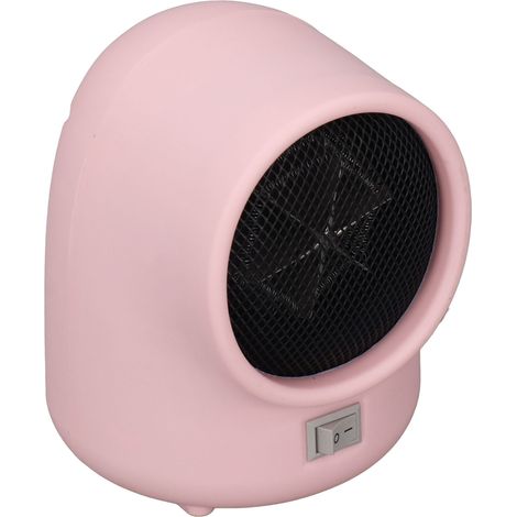 Mini radiateur chauffant à chauffe rapide en 3 secondes, protection contre la surchauffe, radiateur portable pour petits espaces, idéal pour la maison, les chambres d'étudiant ou le bureau, rose sakur (1/5)