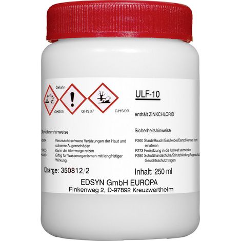 Edsyn ULF10 Lötfett Inhalt 250 ml F-SW 22