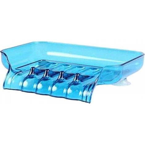 Boîte à avec Ventouses Égouttoir Mural Transparent pour Salle de Bain Rangement Pratique sans Perçage Design pour Drainage Rapide (1/5)