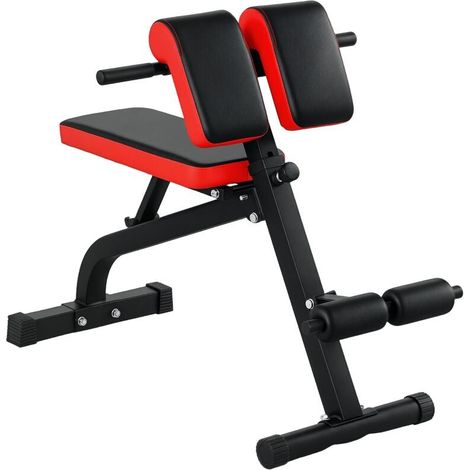 Banc de musculation pliable multifonctionnel jusqu'à 300 kg en acier noir pour un entraînement efficace à domicile (1/5)