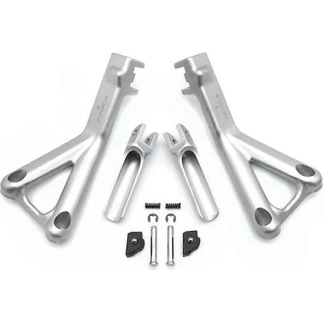 Soziusfußrastenhalterung für Ducati Panigale V4/S (2018–2022), silberfarben (1/5)