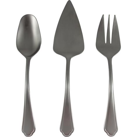 MASTERPRO - SET 3 POSATE PER SERVIRE INACCIAIO INOSSIDABILE SATINATE
