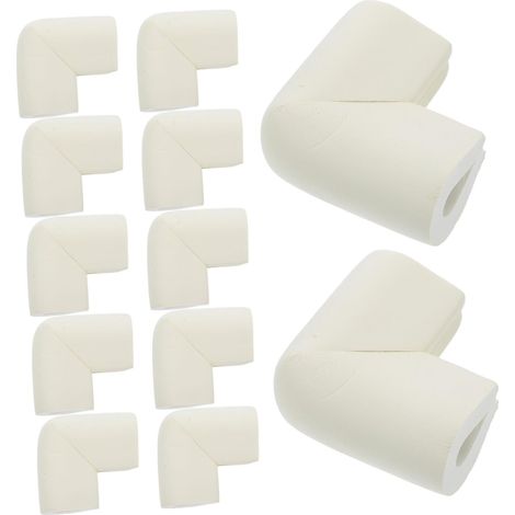 12 protège-coins pour meubles, mousse, blanc, pour étagères (1/5)
