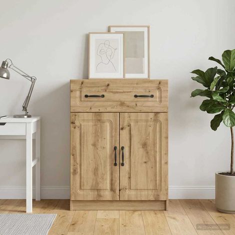 vidaXL Sideboard Artisan Oak 66 x 34.5 x 87 cm Engineered Wood (1/5)
