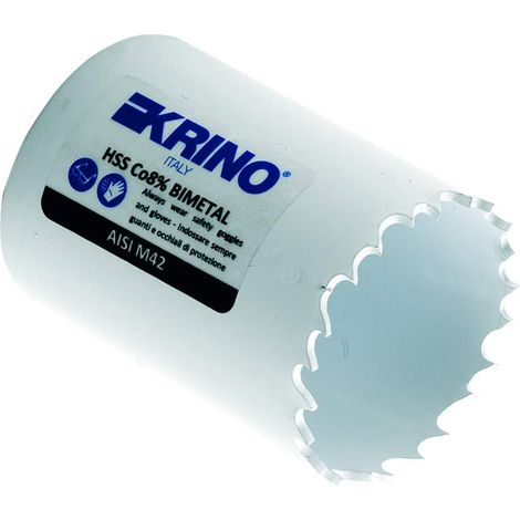 KRINO 2109003500 Seghe a Tazza M42 a Dentatura Variabile, Bianco, 35 mm