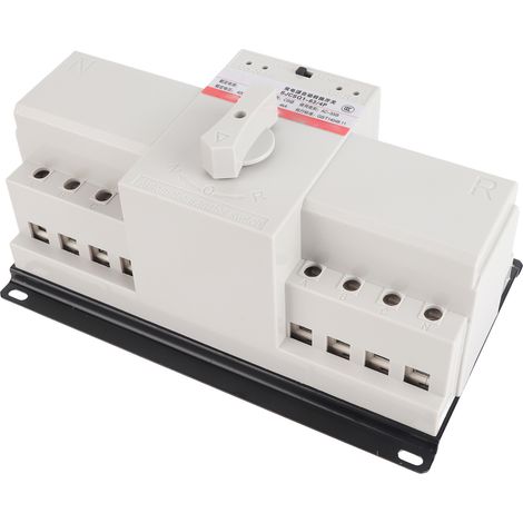 Commutateur de transfert automatique double alimentation SJCS Q1-63/4P 63A, disjoncteur 4 kA 400 V, type standard (1/5)