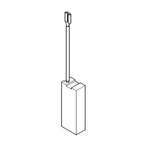 COPPIA SPAZZOLE SPAZZOLA A CARBONCINO RICAMBIO PER UTENSILI RYOBI 13702V 6X8X13 PZ.2 (13702)
