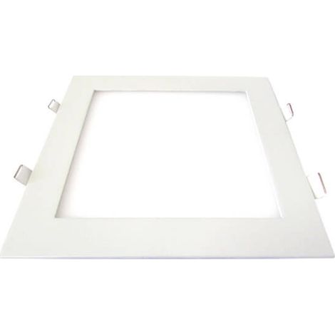 Pannello Led Plafoniera Faretto Incasso Da Soffitto Bianco Caldo 18W Quadrato 200X200mm 220V 96 Smd 2835