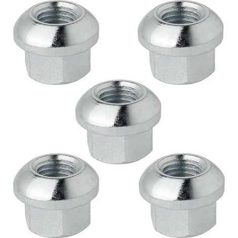 Dado ruota m12x15 conico sferico - set da 5 pezzi (1/5)