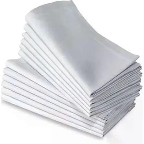 Serviettes de table carrées en coton résistant, absorbantes et lavables, pour les repas quotidiens et les réceptions. Couleur : rouge rouille. (1/5)