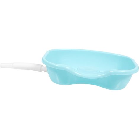 Bac à Shampoing Portable Ergonomique pour Lavage de Cheveux Au Lit Bassin de Lavage Confortable avec Rebord Incurvé Support pour Tête et Cou Adapté Aux Personnes Alitées Femmes