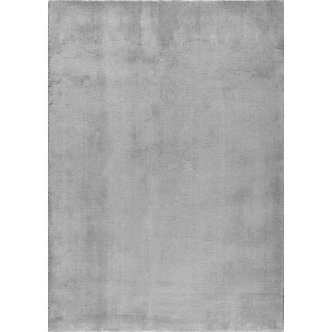 Descente de lit à poil court 50 x 80 cm - Gris (1/4)