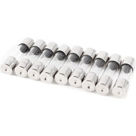 10 Fusibles Verre 5x20mm 250V 0.5A Type Coup pour Équipements Électriques