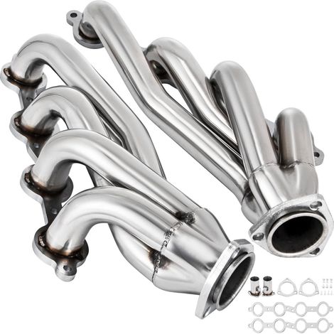 Ensemble de Collecteurs d'Échappement 4445mm en Acier Inoxydable pour LS1 LS2 LS3 LS6 LS10 SUV Camion Conversion Moteur (1/5)