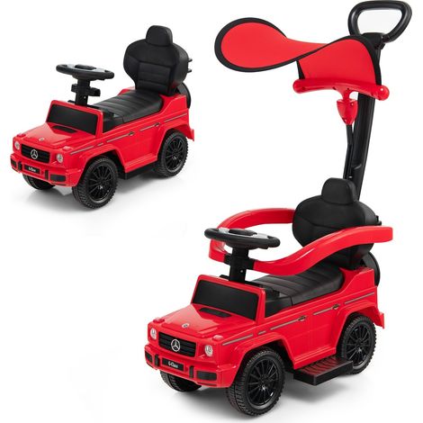 Mercedes-Benz Kinder-Elektroauto mit Sonnendach, Rot