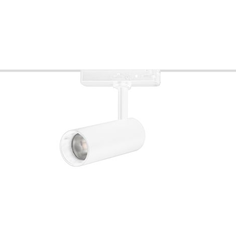 Forlight Arch - Spot sur Rail avec Blanc Chaud 3000K. Diamètre 5.8cm. Structure en Aluminium. Coloris Blanc