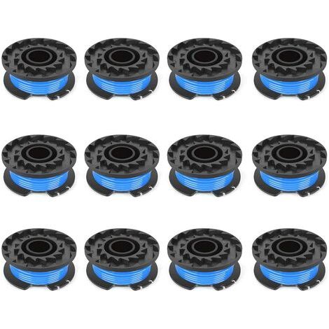 Poweka Ersatzspule, kompatibel mit 1,65 mm Durchmesser für 24 V Trimmer G24LT25 G24LT G24LT28 G24LT30M Serie 4, 8 m Schnur pro Spule, 1,65 mm, (10 Spulen)