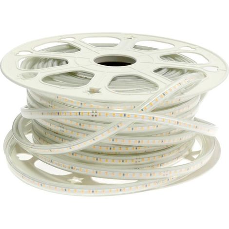 IluminaShop - Tira de LED 720W 220VAC SMD2835 120LED/m 14,4W/m IP65 (50 metros) Blanco Calido 2300K (1/2)