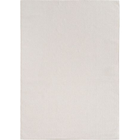 Ayyildiz Tapis Moderne - Structure 3D Cube - Motif Tressage - Salon Tapis Court - creme - 240 cm x 340 cm