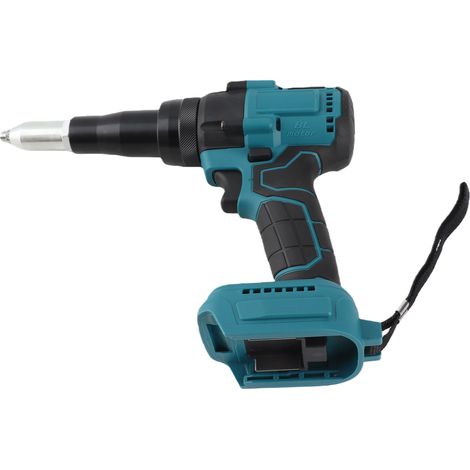 Outil de rivetage sans fil, moteur sans balais, riveteuse à broches en aluminium Makita, machine nue. (1/2)