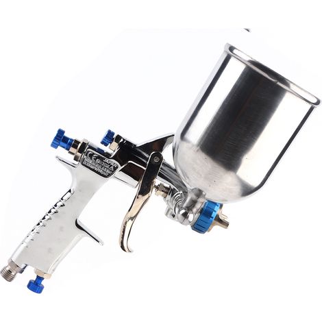 Peinture à l'huile pour meubles et aménagements intérieurs, aérographe à haute atomisation, pistolet à siphon (1,3 mm) (1/5)