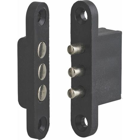 Gâche à commande électrique 24V 2A – 3 plots – Compatible serrures horizontales et verticales – Installation réversible (1/2)