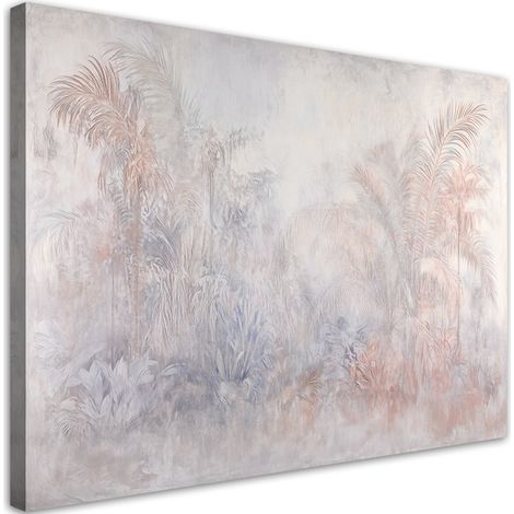 Tableau déco  Nature dans la brume 100x70 (1/5)