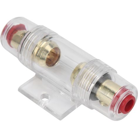 Porte-fusible AGU pour autoradio 12-24 V + fusible 60 A/80 A (vendu par paire) (1/4)