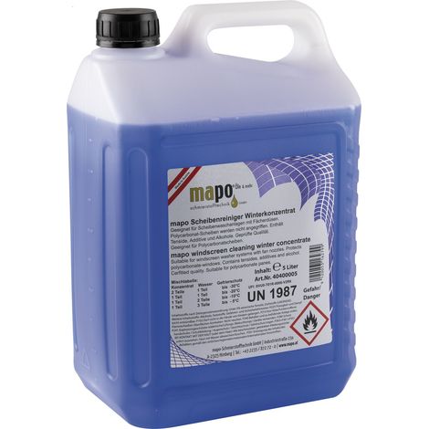 Mapo Scheibenfrostschutz Winterkonzentrat 5 Liter - bis -30 Grad - DEKRA geprüft