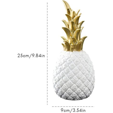Moderne skandinavische Ananas-Dekoration aus Kunstharz für Wohnzimmer, Weinkeller, Fenster, Büro, Inneneinrichtung (1/5)