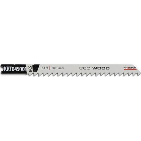 Lama per seghetto alternativo in legno HSC Eco a forma di U - 2 pezzi KREATOR