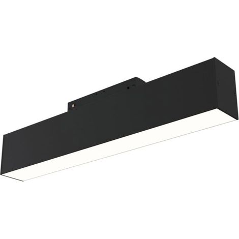 Lampada binario lineare 2 circuiti nera LED 12W 3000K (1/2)