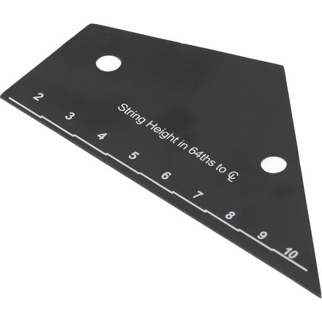 Saitenlageanzeige, schwarze Beschichtung, Edelstahl, Bass, E-Gitarre, Akustikgitarre, Bundwippe (1/5)