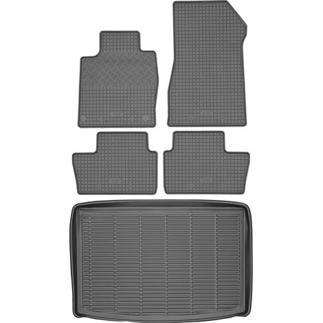 Set di tappetini in gomma per auto e tappetino per bagagliaio per Nissan Juke II Crossover del 2020