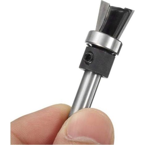 Embouts A Queue D Aronde - Queue 6 35 Mm - Guide De Roulement - Pour Travail Du Bois - Set De 2 Pieces (1/5)