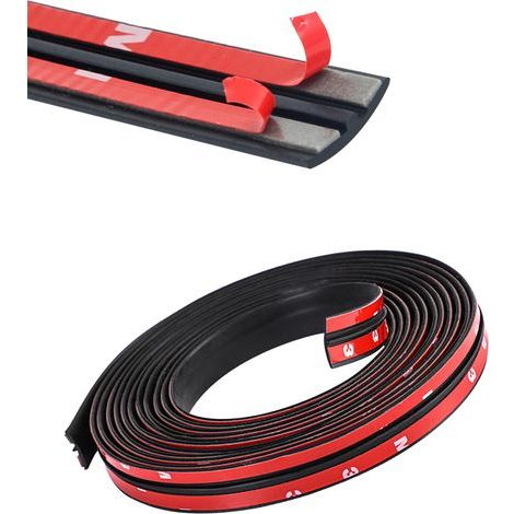 Joint Voiture,Bande D'Étanchéité Autocollante Universelle en T,Joint Porte Voiture Caoutchouc pour Coffre Portieres Compartiment Moteur,Convient à la Plupart des Voitures,Camions(10Feet) (1/5)
