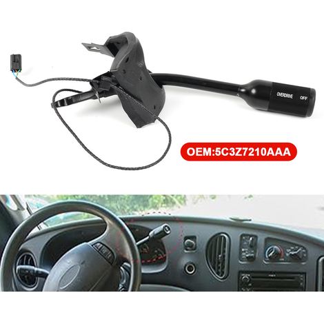 Passend für Ford F250-F550 Overdrive-Automatikgetriebe-Schalthebel mit Stecker 5C3Z-7210-AAA - Schwarz (1/4)