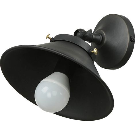 Wandlampe Vintage in Bronze aus Messing (1/5)