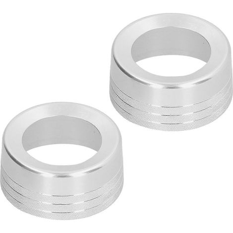 Baguettes de finition en alliage d'aluminium pour boutons rotatifs de climatisation, compatibles avec Tundra 2014–2018 (1/5)