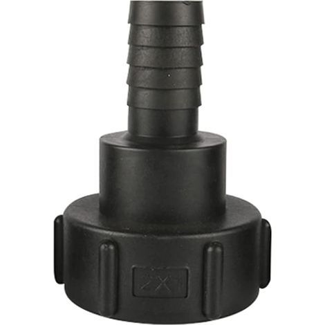 Adaptateur de Tuyau de Réservoir IBC 60 mm Filetage grossier Import à 25 mm Pour Tuyau d'arrosage - Adaptateur de valve Raccord de Tuyau Outils (1/5)