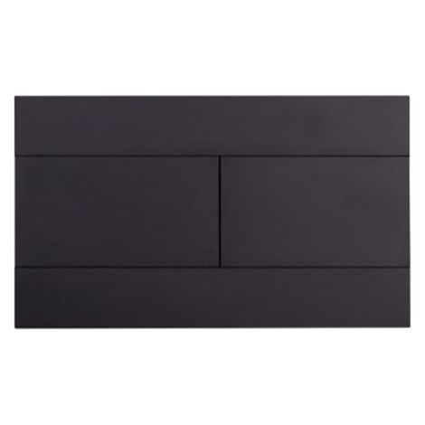 OLI Placca di Comando Slim Dual Nero Opaco Soft Touch per Cassette WC ad Incasso OLI - OL0659056 Nero Opaco