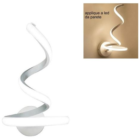 APPLIQUE MURALE INTÉRIEURE MODERNE SPIRALE 13W LUMIÈRE CHAUDE ST-002 (1/3)