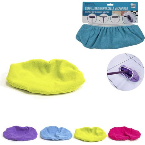 Accessoires de salle de bain - Serpillière universelle microfibre - Couleur aléatoire 30 cm (1/2)