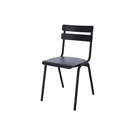 Silla de exterior ONE  UE 4 unid  negro