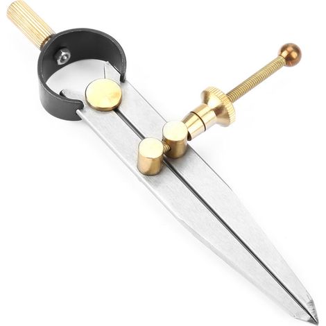 100-mm-Drehzirkel aus Leder zum Markieren von Näh- und Bastelarbeiten