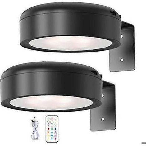 Applique Murale Pour Tableaux - Sans Fil - Télécommande - RGB 13 Couleurs - Intensité Réglable - Alimentation Piles - 1 Pièce (1/5)