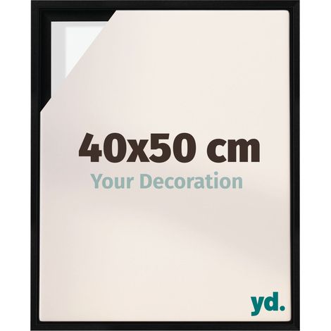 Your Decoration - Cadre flottant - Noir Mat - Cadre en caisse américaine pour toile sur chassis - MDF - Lyon (1/5)