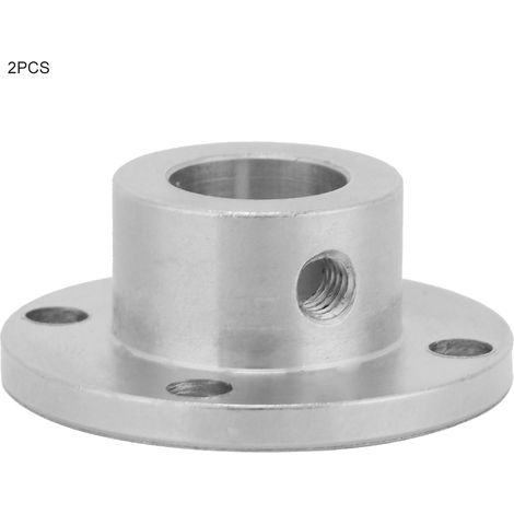 2 accouplements à bride rigide M4 pour arbre moteur, connecteur de coupleur, diamètre intérieur 12 mm, diamètre extérieur 18 mm (1/5)