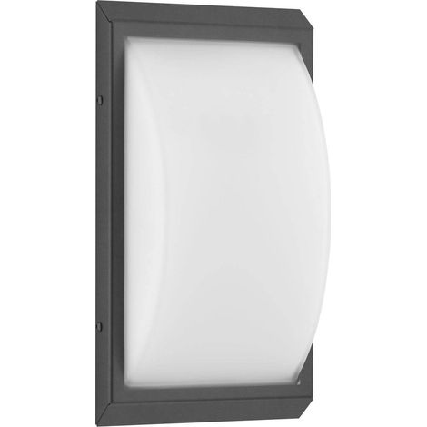 Luminaire extérieur LCD Graphit acier inoxydable anthracite L 17 cm E27 IP44 réf. 053 (1/4)