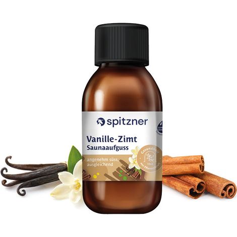 Spitzner Saunaaufguss Vanille-Zimt 125 ml Wellness Sauna Aufguss Wellnessaufguss
